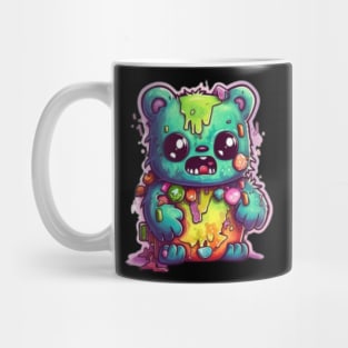Gummy Bear Zombie,Kawaii Zombie Food Monsters: When the Cuties Bite Back - A Playful and Spooky Culinary Adventure! Mug